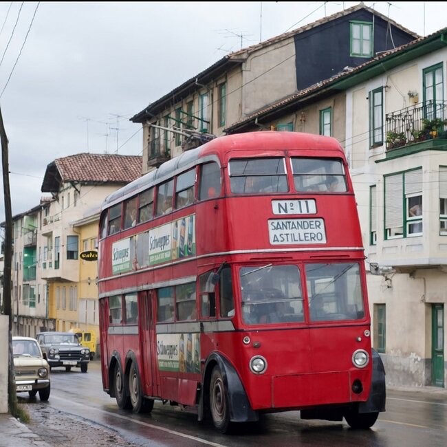 Trolebús nº11 que cubría la ruta Santander-Astillero
